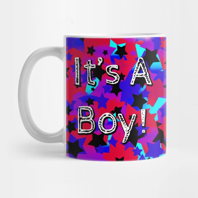 It's A Boy! Party Stars by BlakCircleGirl